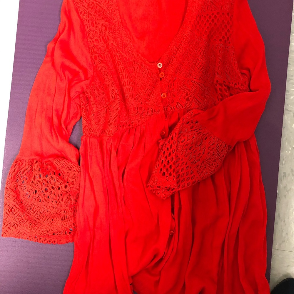 Red tunic size small